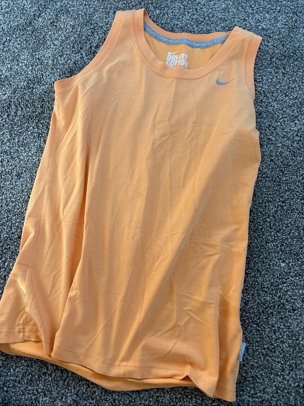 Nike Kids' Peach-Orange Athletic Tank Top